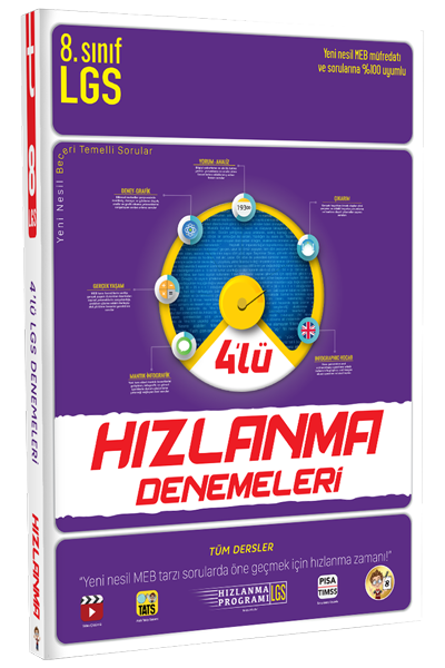 LGS 4'lü Hızlanma Denemeleri - Tonguç Yayınları