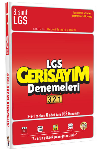 LGS Geri Sayım Denemeleri 321 - Tonguç Yayınları