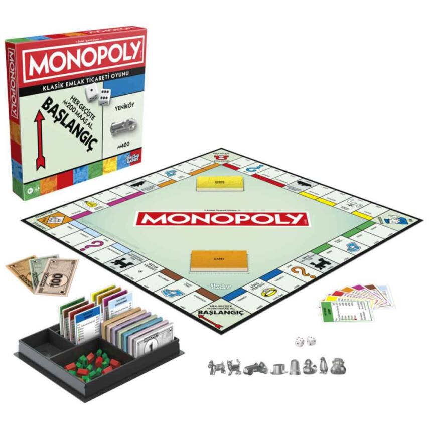 Monopoly Klasik Kutu Oyunu - Hasbro Gaming (1)