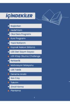 Partikül LGS Planlama Defteri - 2