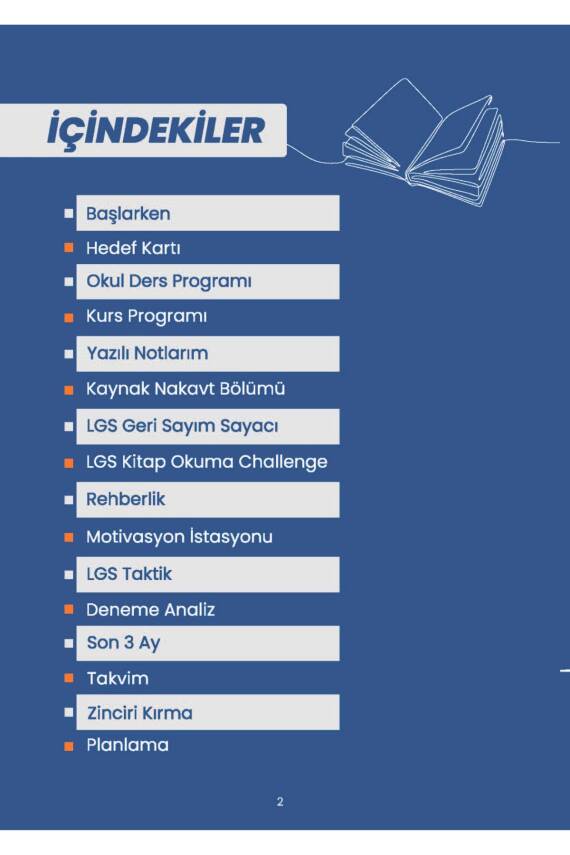 Partikül LGS Planlama Defteri - Partikül Matematik (1)