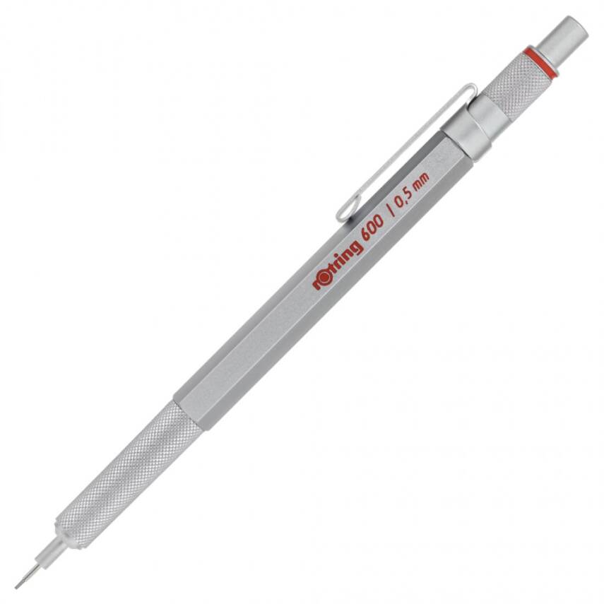 Rotring 600 Mekanik Kurşun Kalem Gümüş 0,5 mm - Rotring