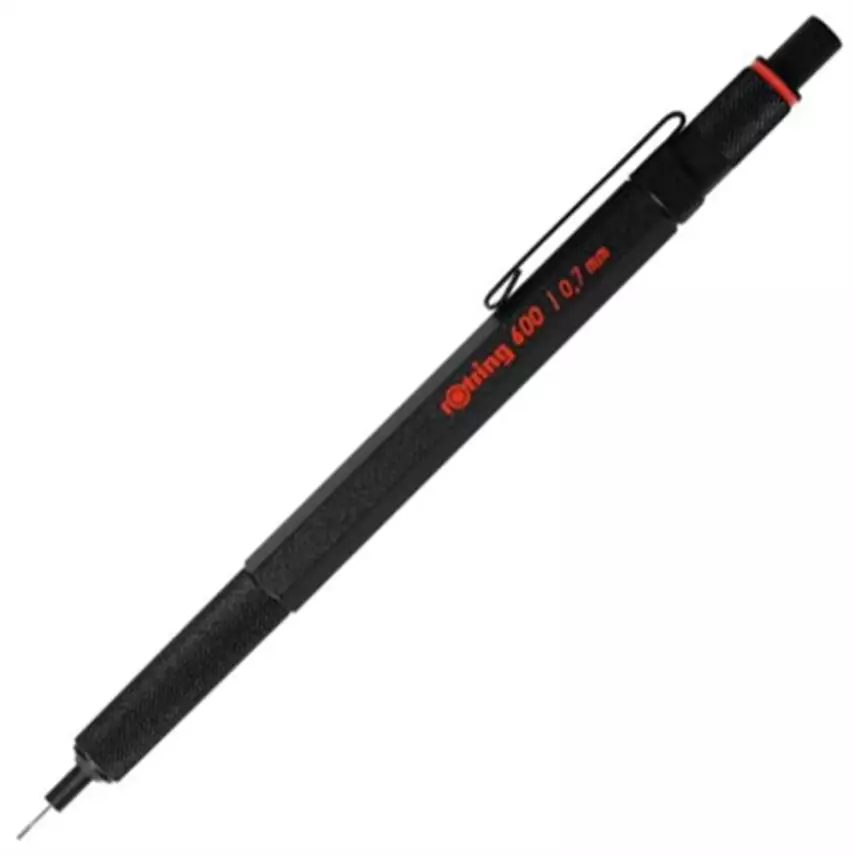 Rotring 600 Mekanik Kurşun Kalem Siyah 0.7 mm - 1