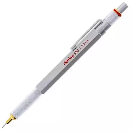 Rotring 800 Mekanik Kurşun Kalem Krom 0.7mm - 1