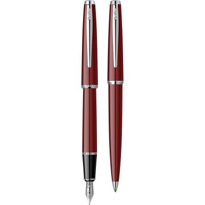 Scrikss 33 Bordo Dolmakalem + Tükenmez Takım Lüks Kutuda - 2