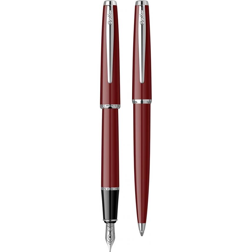 Scrikss 33 Bordo Dolmakalem + Tükenmez Takım Lüks Kutuda - Scrikss (1)