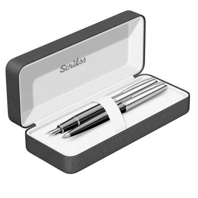 Scrikss 78 Siyah Dolmakalem ve Tükenmez Kalem - 1