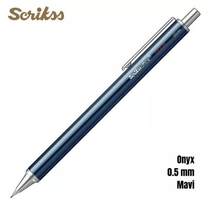 Scrikss Versatil Kalem Onyx 0.5mm Mavi - 1