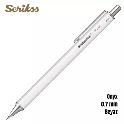 Scrikss Versatil Kalem Onyx 0.7mm Beyaz - 1