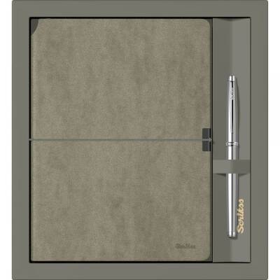 SD600-11 Verona Yeşil Defter A5 & 800M Roller - Krom Kalem - 1