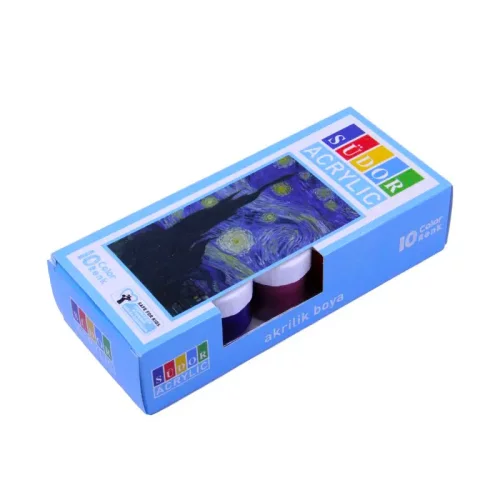 Südor Akrilik Boya Seti 20ml 10 Renk - 1