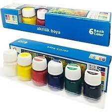 Südor Akrilik Boya Seti 20ml 6 Renk - Südor