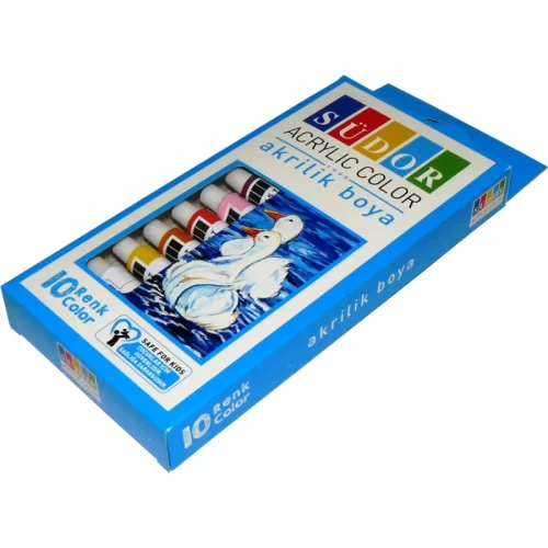 Südor Akrilik Boya Tüp 10x9 ml - 1