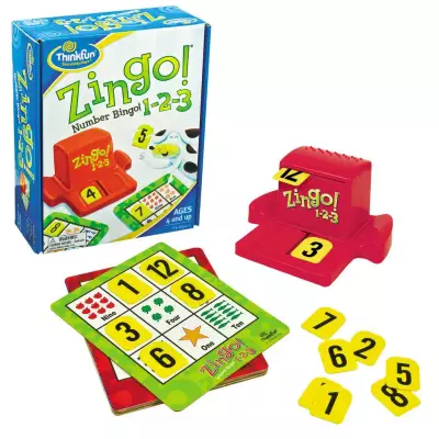 Zingo Number Bingo 1 2 3 - 1