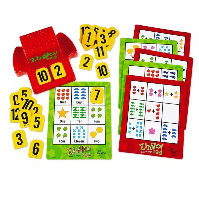 Zingo Number Bingo 1 2 3 - Thinkfun (1)